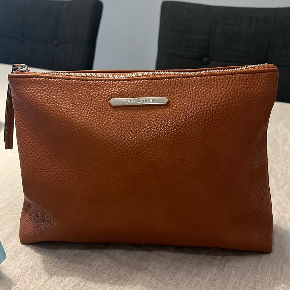 Steve Madden Cognac Clutch